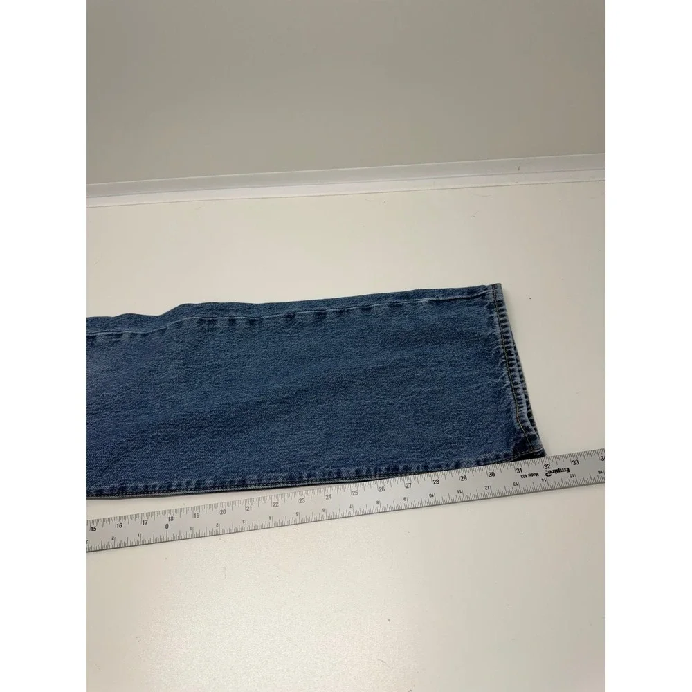 Levi's Jeans Men's 38 Blue 501 Premium Dark Wash Button Fly Straight Denim 38x34